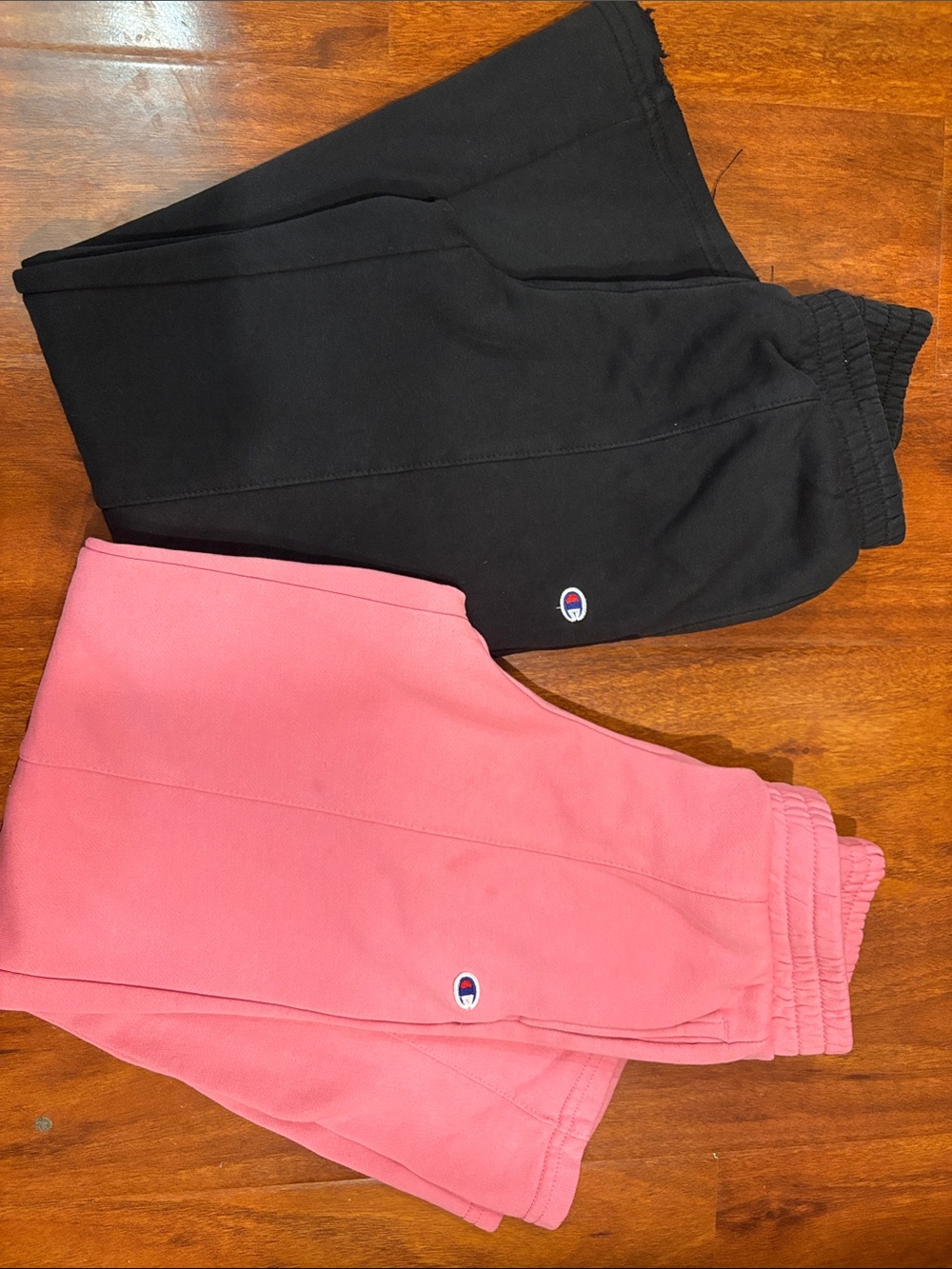 Champion Kids Pink & Black Wide Leg Fleece Joggers